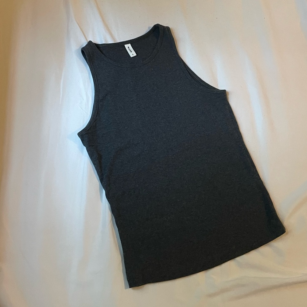 KOTN Charcoal Gray High Neck Tank